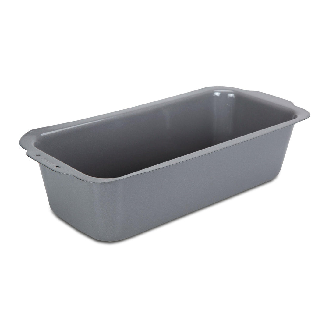 Städter we love baking silberne Brot-Back-Kastenform 30x13cm - Höhe 8cm - aus Metall emailliert - Fü