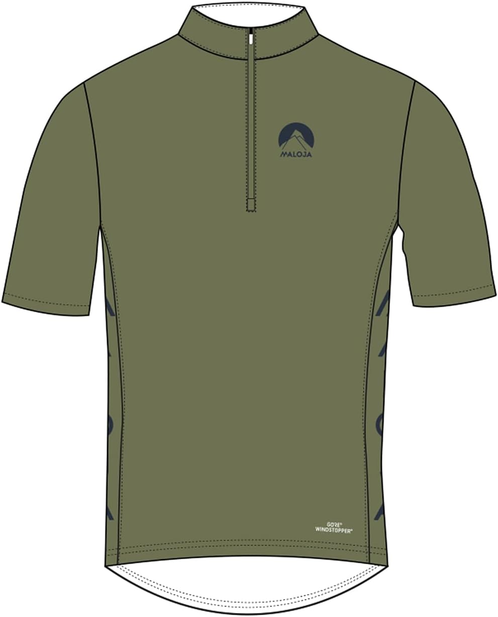 Maloja Herren Trikot lagalbm ws 1/2, XXL M Grün (Bamboo), M Grün (Bamboo)