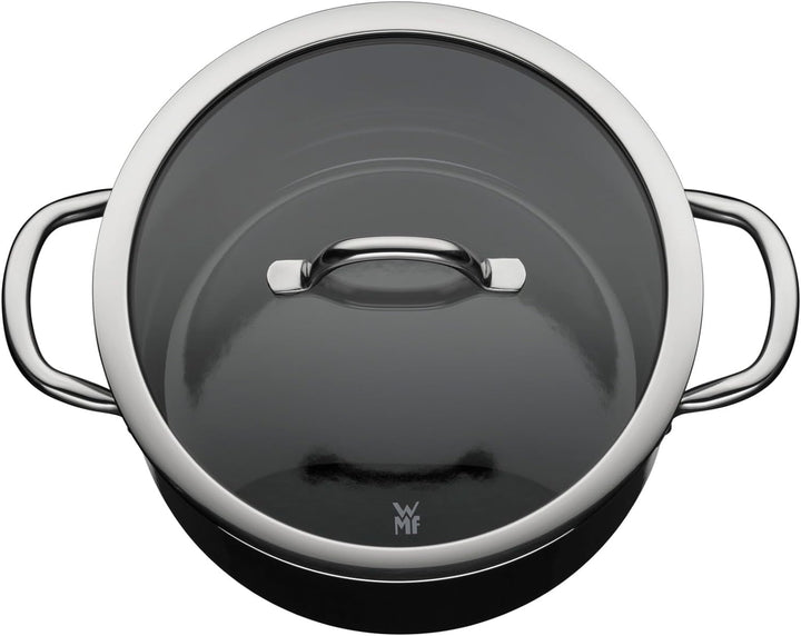WMF Fusiontec Inspire Kochtopf gross, 24 cm, Glasdeckel, Fleischtopf Induktion, 6,4l, High-Tech Kera
