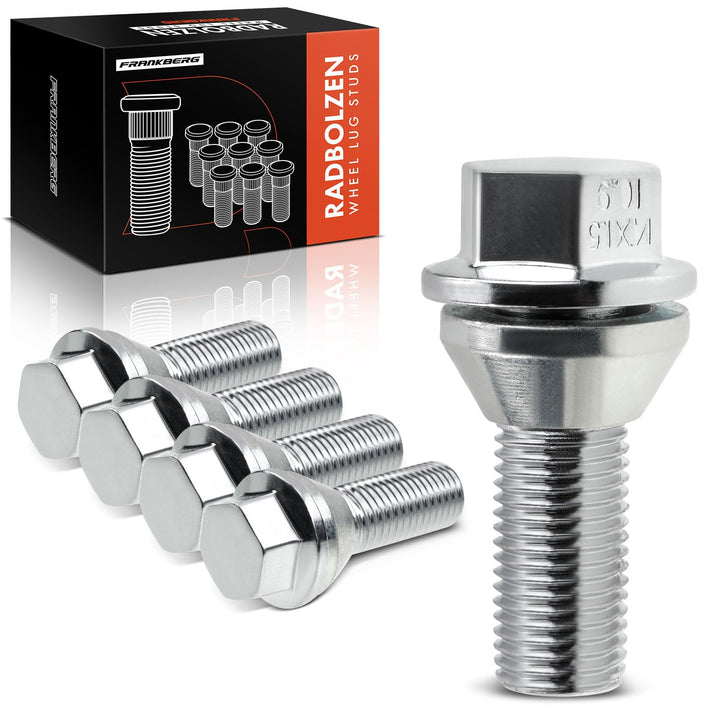 Frankberg 5x Radbolzen Radschraube Vorne Hinten Kompatibel mit S60 I 384 S80 I 184 TS XY V70 II 285