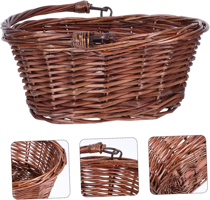 BESPORTBLE Einkaufskörbe Geschenkkorb Lebensmittelkörbe Mit Griffen Sammelkorb Hochzeit Blumenmädche