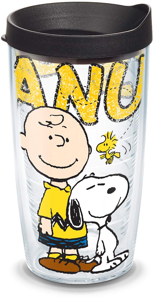 Tervis Peanuts Colossal Becher mit schwarzem Deckel, 473 ml