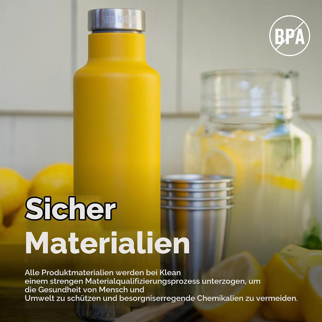 Klean Kanteen Herren Classic Vi Trinkflasche Einheitsgrösse Marigold, Einheitsgrösse Marigold