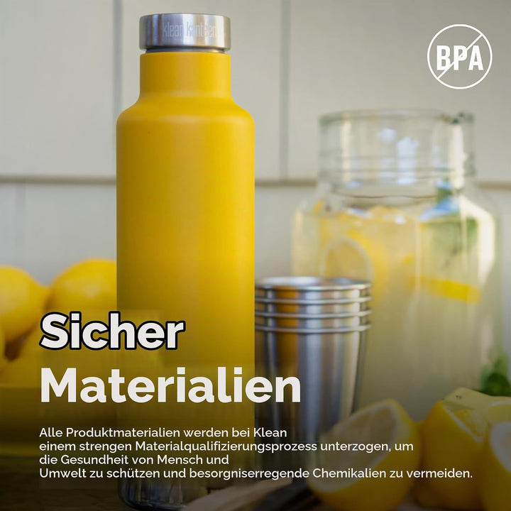 Klean Kanteen Herren Classic Vi Trinkflasche Einheitsgrösse Marigold, Einheitsgrösse Marigold