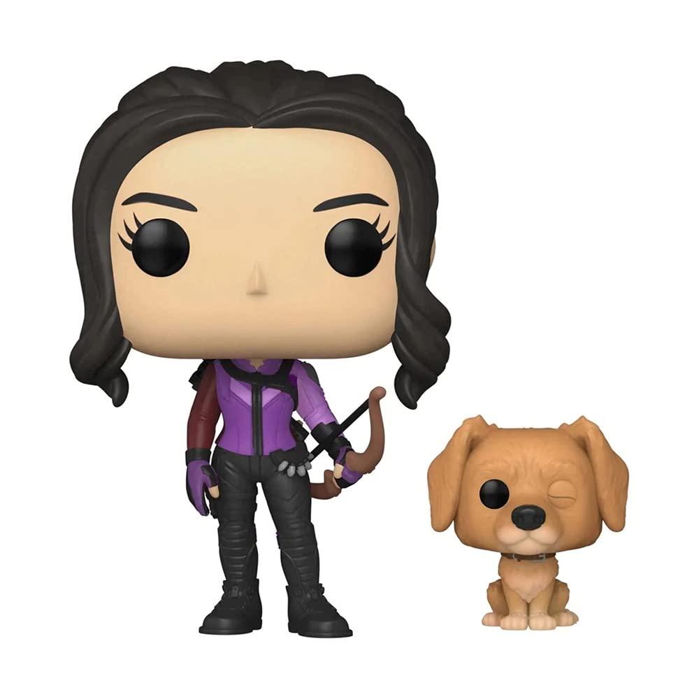 Funko Pop! &amp; Buddy: Hawkeye – Kate Bishop mit Dog - Hawkeye TV Show - Vinyl-Sammelfigur - Geschenkid