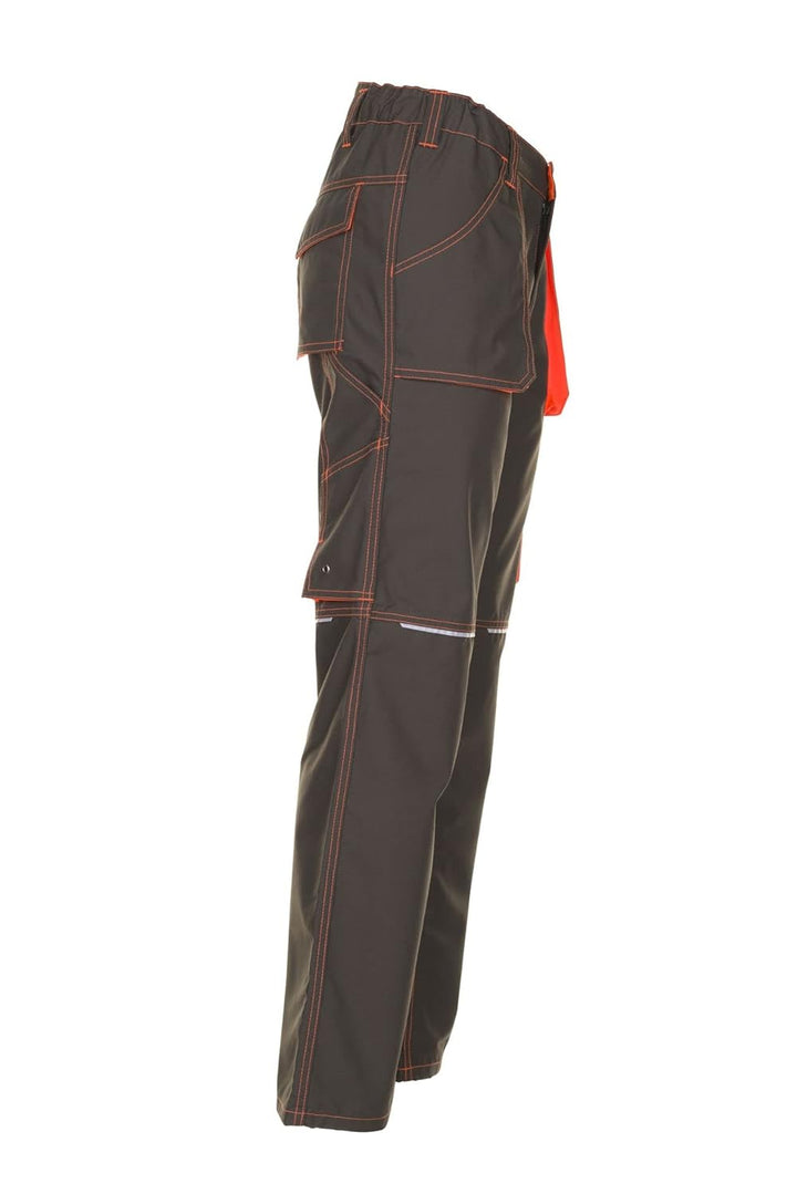 Planam Basalt Herren Neon Bundhose Oliv orange Modell 6222 Grösse 48