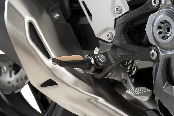 Puig 9189 N Retro 9189 N FOOTPEGS, schwarz, 2 Stück, schwarz