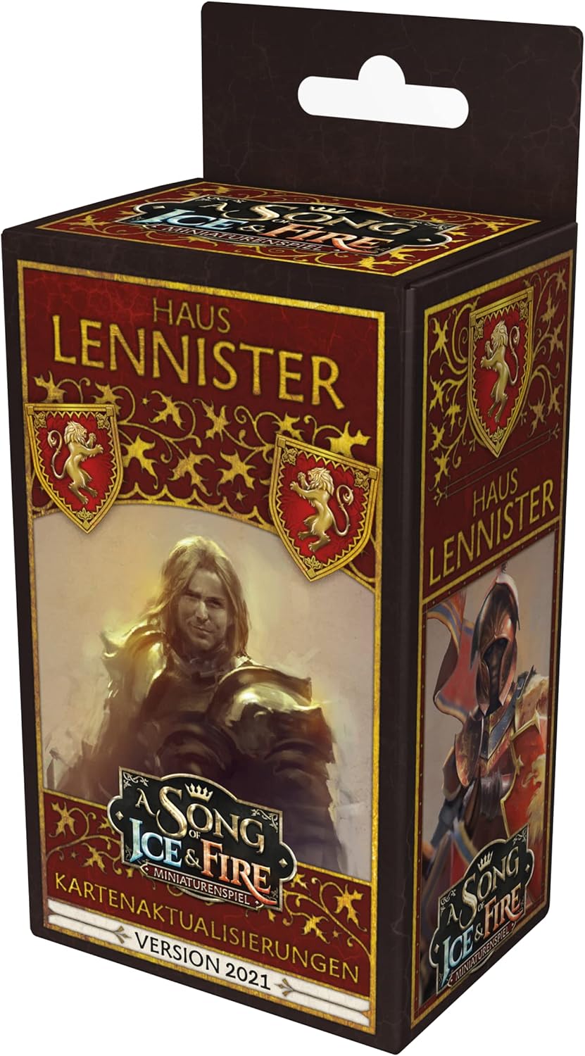 CMON, A Song of Ice & Fire – Haus Lennister Kartenaktualisierungen, Erweiterung, Tabletop, 2 Spieler