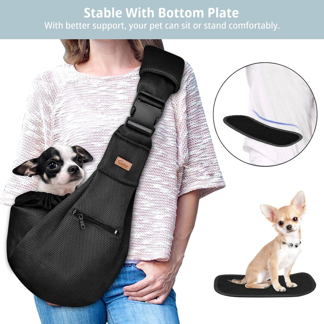 CUBY Hundetragetasche, Sommer Tragetücher Hunde Kleine Hunde Katze Netz Schlinge Tragetuch Single Sc