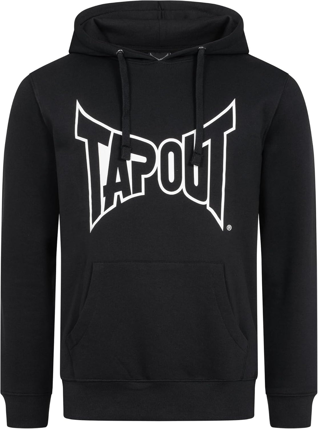 Tapout Herren Hoodie Lifestyle Basic Black/White Kapuzenpullover L Black/White, L Black/White