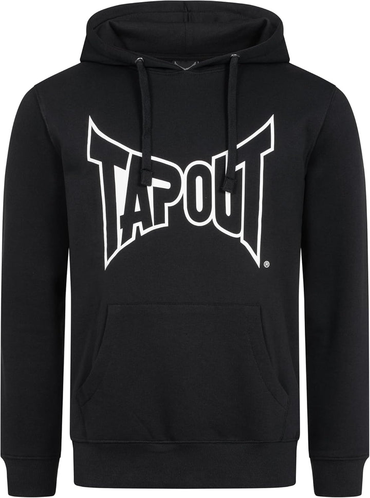 Tapout Herren Hoodie Lifestyle Basic Black/White Kapuzenpullover S Black/White, S Black/White