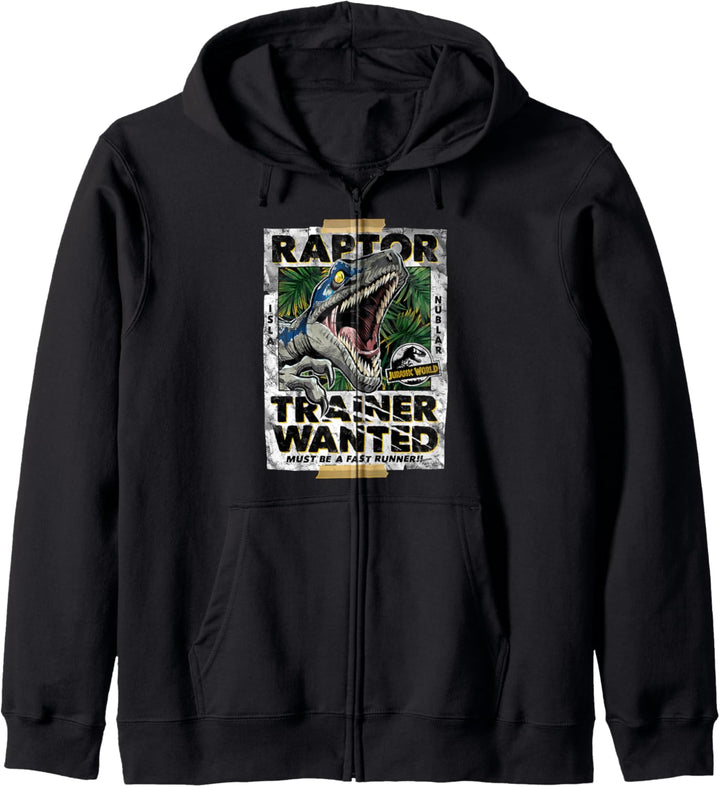 Jurassic World Raptor Trainer Wanted Poster Kapuzenjacke