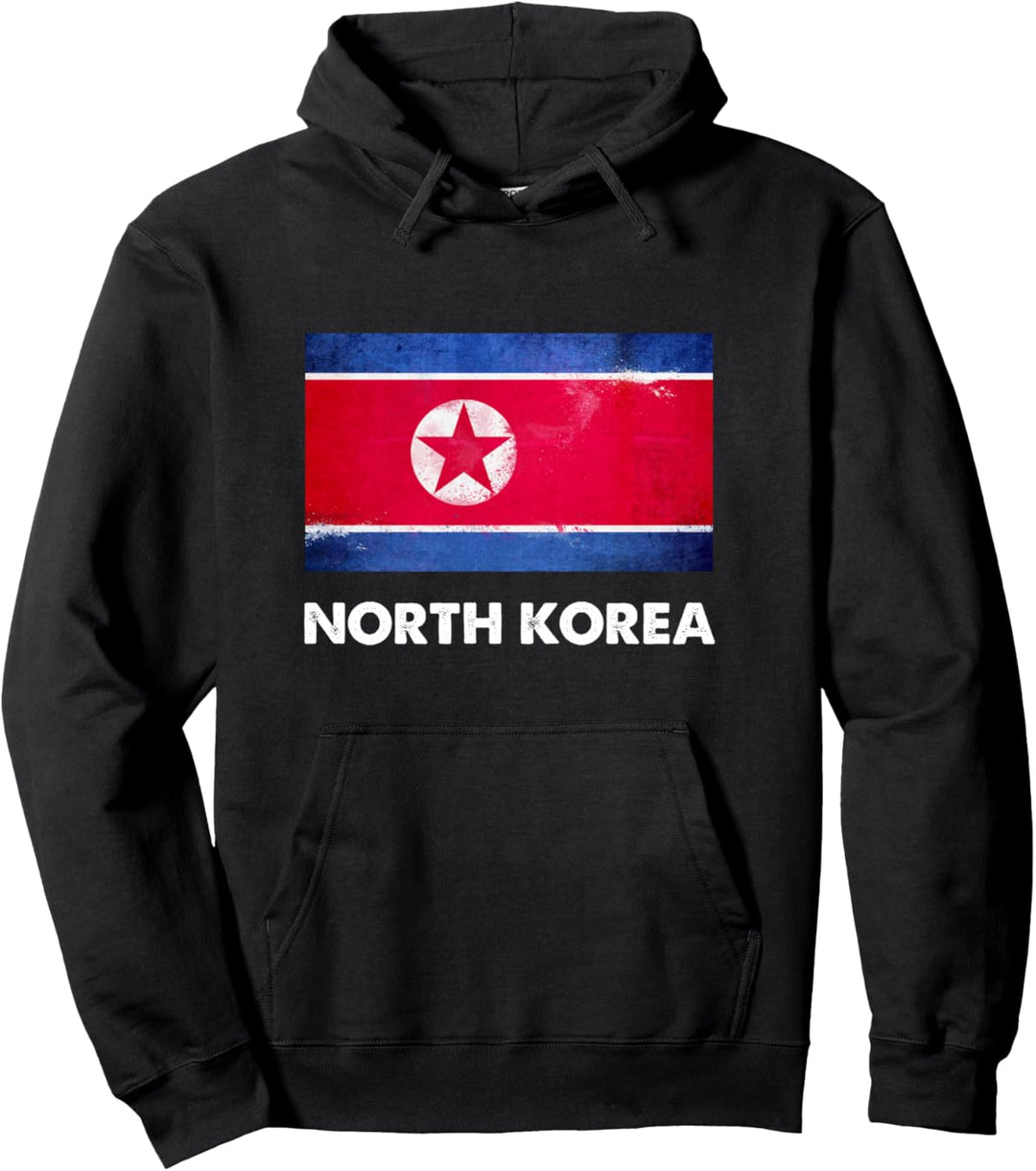 Nordkoreanische Nordkorea Flagge Pullover Hoodie