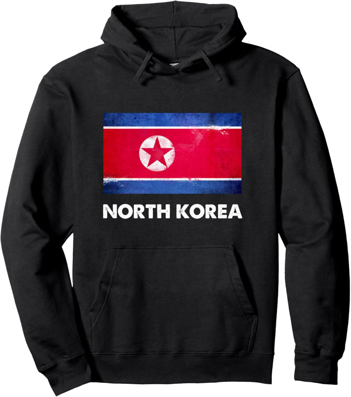 Nordkoreanische Nordkorea Flagge Pullover Hoodie