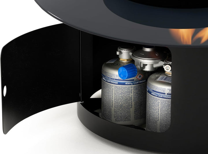 Planika Dot Gas Feuer Tisch - Feuerschalen für den Garten, Tischfeuer Outdoor, Terrassen Heizstrahle