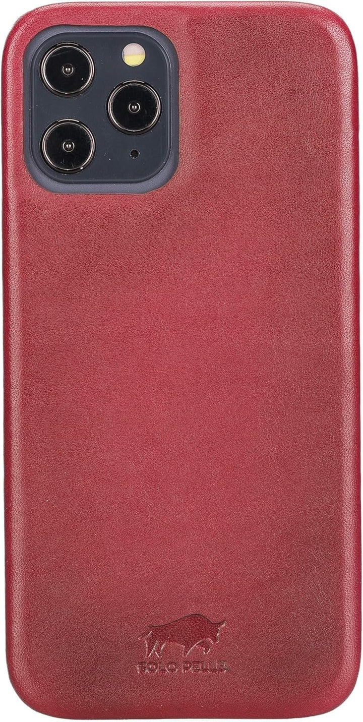 Solo Pelle Lederhülle kompatibel für iPhone 12 Pro Max in 6.7 Zoll abnehmbare Hülle (2in1) inkl. Kar