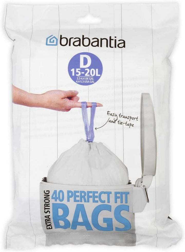 Brabantia Müllbeutel (15-20 Liter (D) (120 Stuck)), 15-20 Liter (D) (120 Stuck)