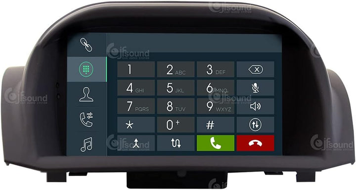 Personalisiertes Autoradio für Ford Fiesta 2013-16 Android GPS Bluetooth WiFi USB DAB+ Touchscreen 7