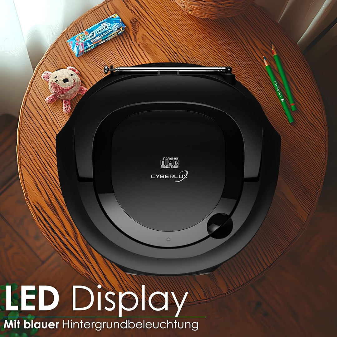 ragbarer CD-Player | | CD/CD-R | USB | FM Radio | AUX-In | Kopfhöreranschluss | Kinder Radio | Boomb