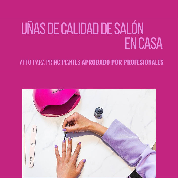 Pink Gellac UV Gel Nagellack - 323 Gentle Jade 15 ml - Lang Anhaltend UV Nagellack Grün - Gel UV für