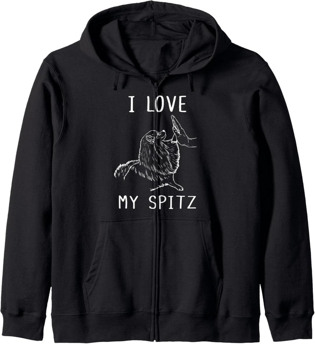 I love my spitz German Spitz Hund Spitz Dad German Spitz Kapuzenjacke