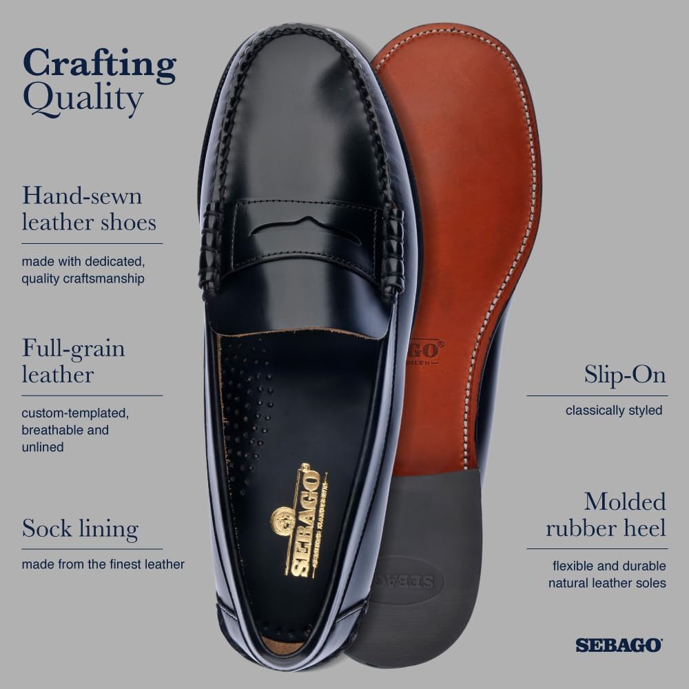 Sebago Classic Dan, Mocassins (Loafer) Homme, Schwarz Black 902