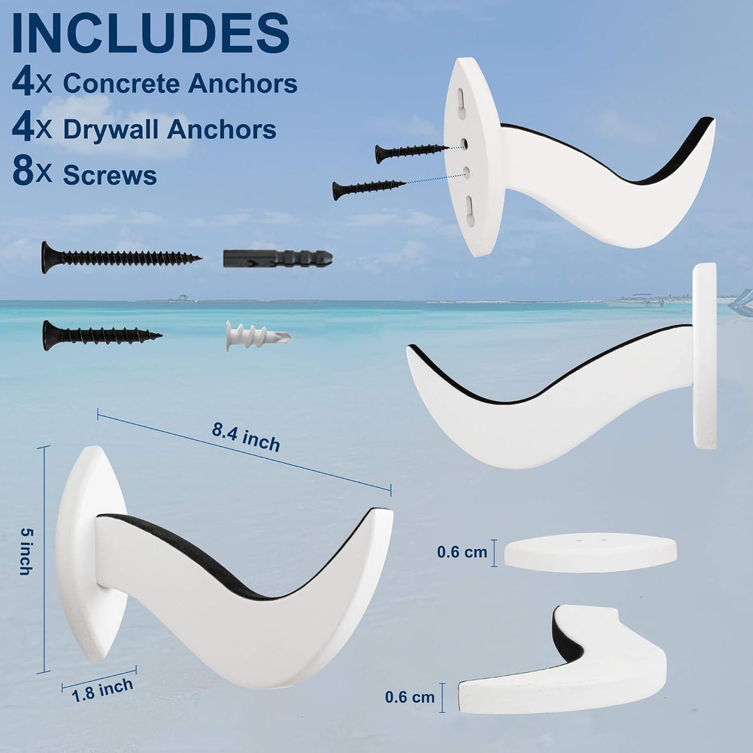 Hang 11 Surfboard Wandhalterung,Rack für Surfboard, Snowboard, Longboard, Skateboard, Wakeboard, der