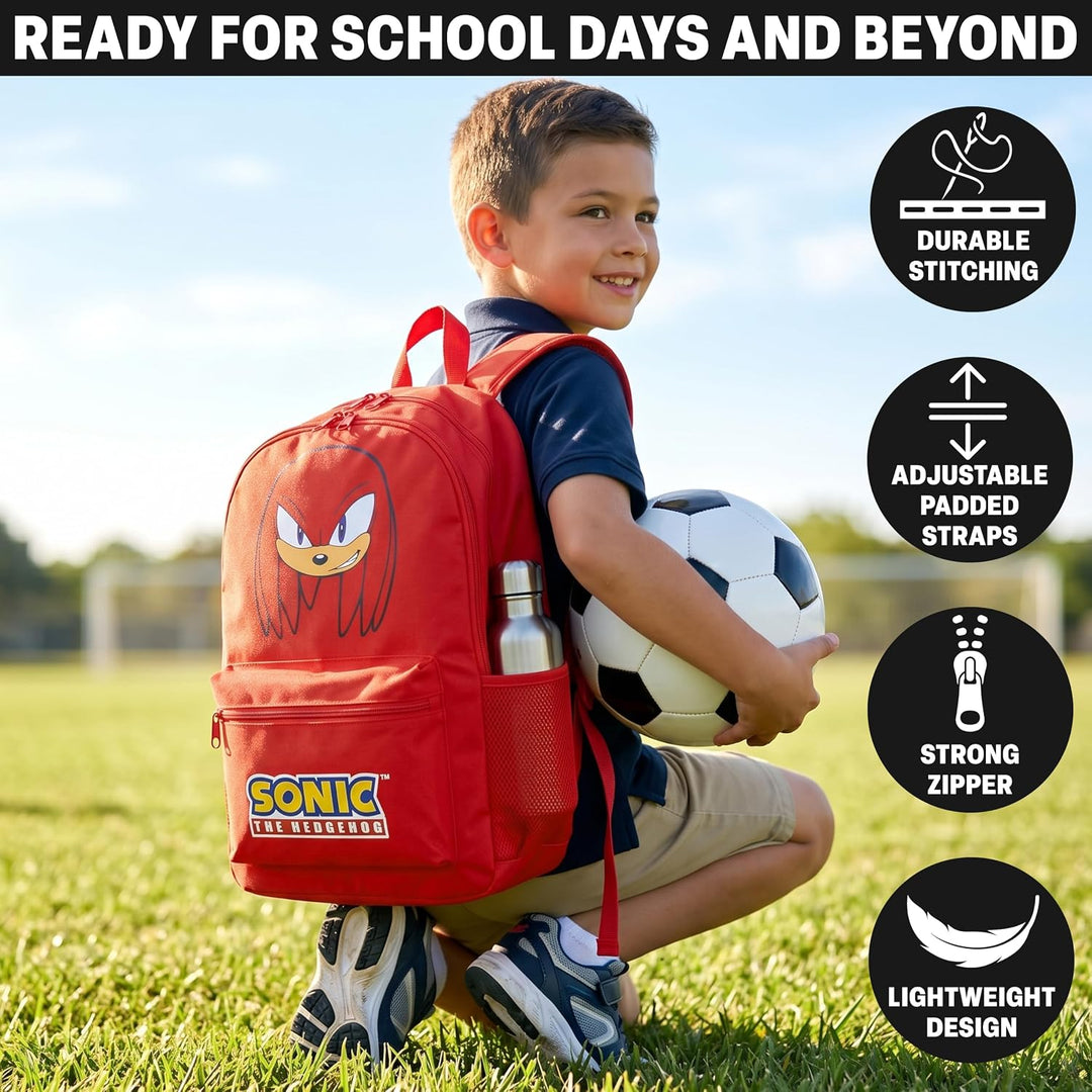 Get Trend Sonic The Hedgehog Rucksack Jungen, 46 x 32 x 16 cm, Verstellbarer Reisetasche für Schule