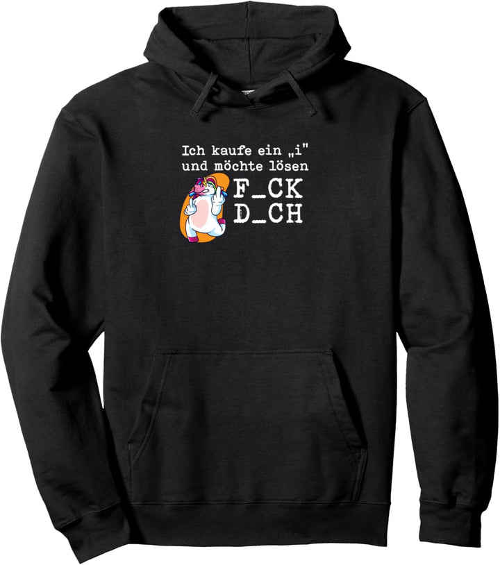 Ich kaufe ein I und möchte lösen funny Statement Pullover Hoodie