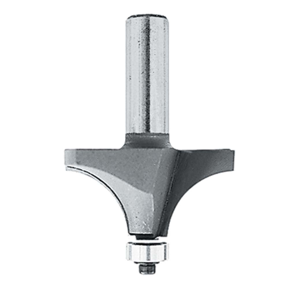 Makita 733120-2A Eckabrundung, 2 Schneidrillen, 1/4-Zoll-Schaft Hartmetallspitze