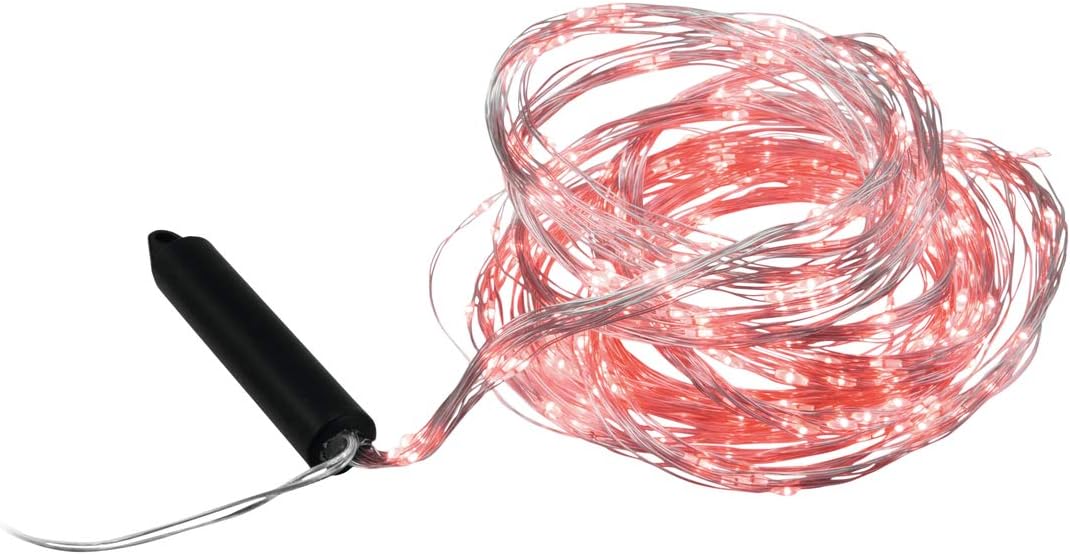Eurolite 360er LED-Lichtbündel Länge 3 m Rot | LED-Lichterkette, IP44 | Dekorative und stimmungsvoll