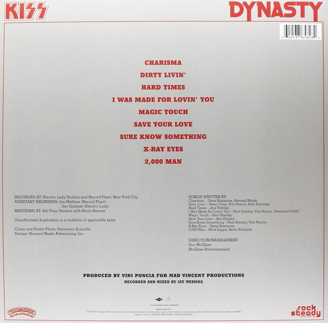 Dynasty, Vinyl