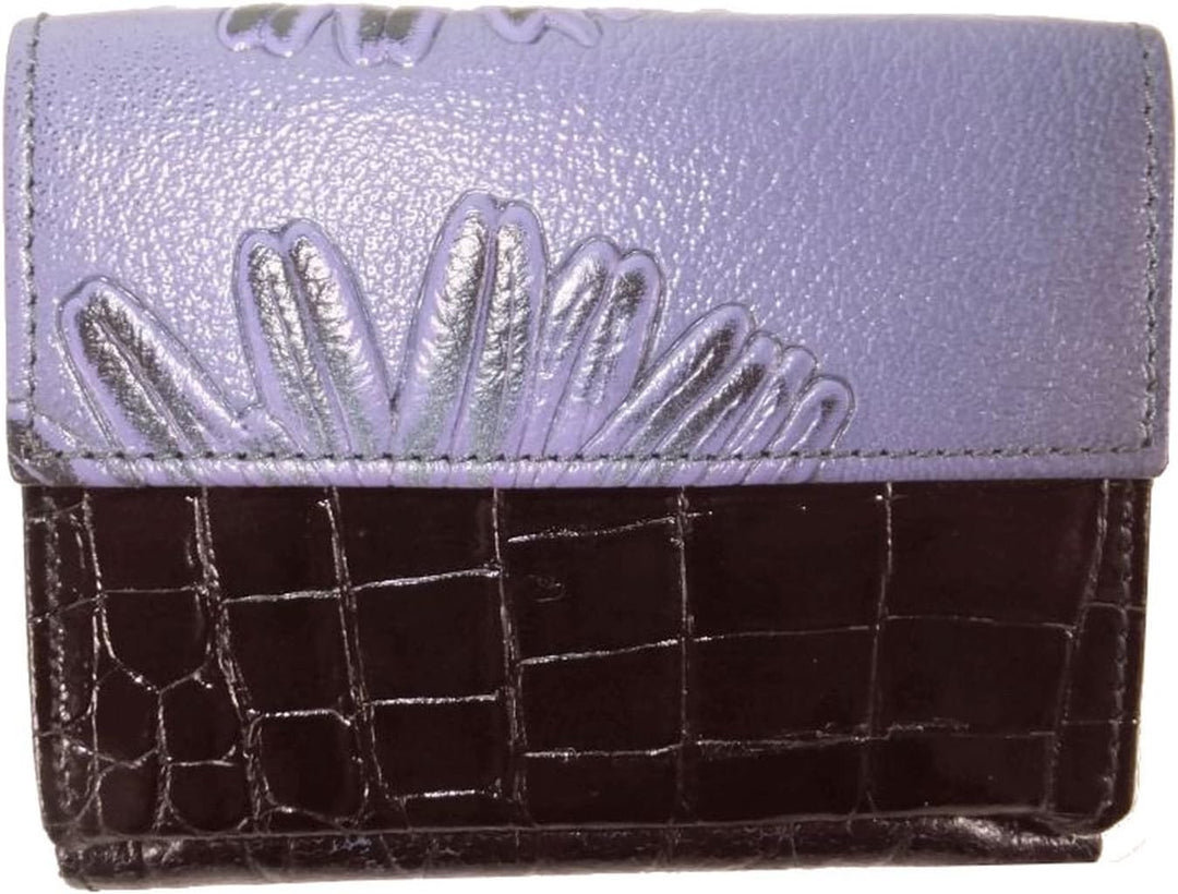 déqua Mini-Geldbörse violett-schwarz