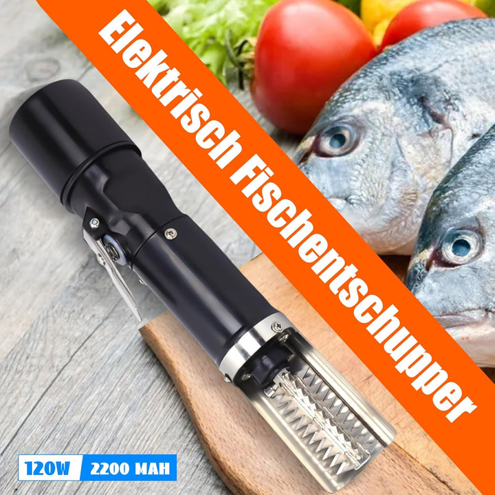 Elektrischer Fischschupper, Modern Tragbarkeit Fischschuppenentferner mit Eingebauter 2200mAh-Akku,