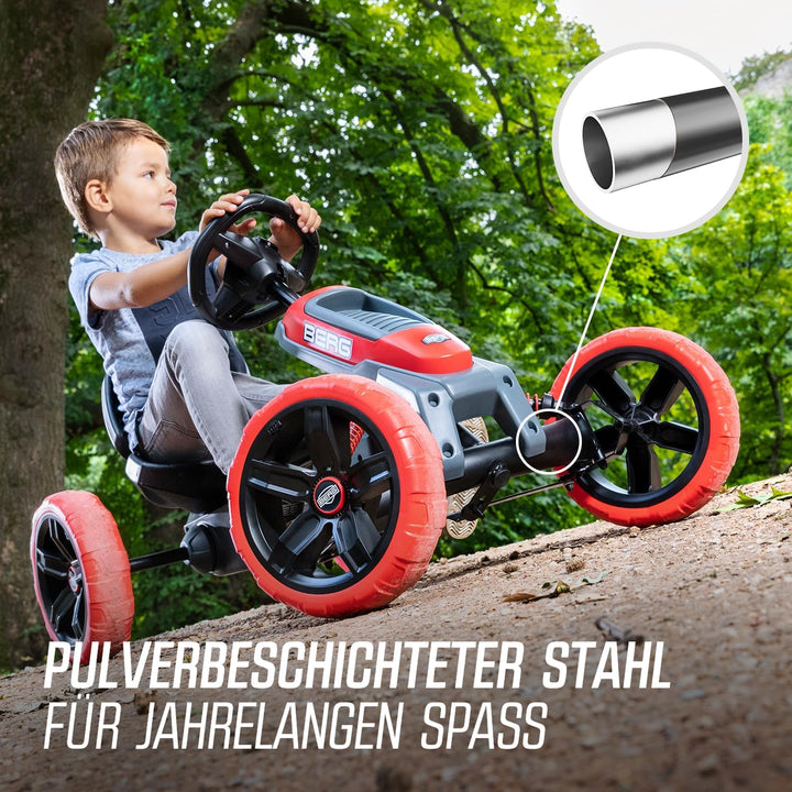 BERG Pedal-Gokart Reppy, KinderFahrzeug, Tretfahrzeug mit hohem Sicherheitstandard, Kinderspielzeug