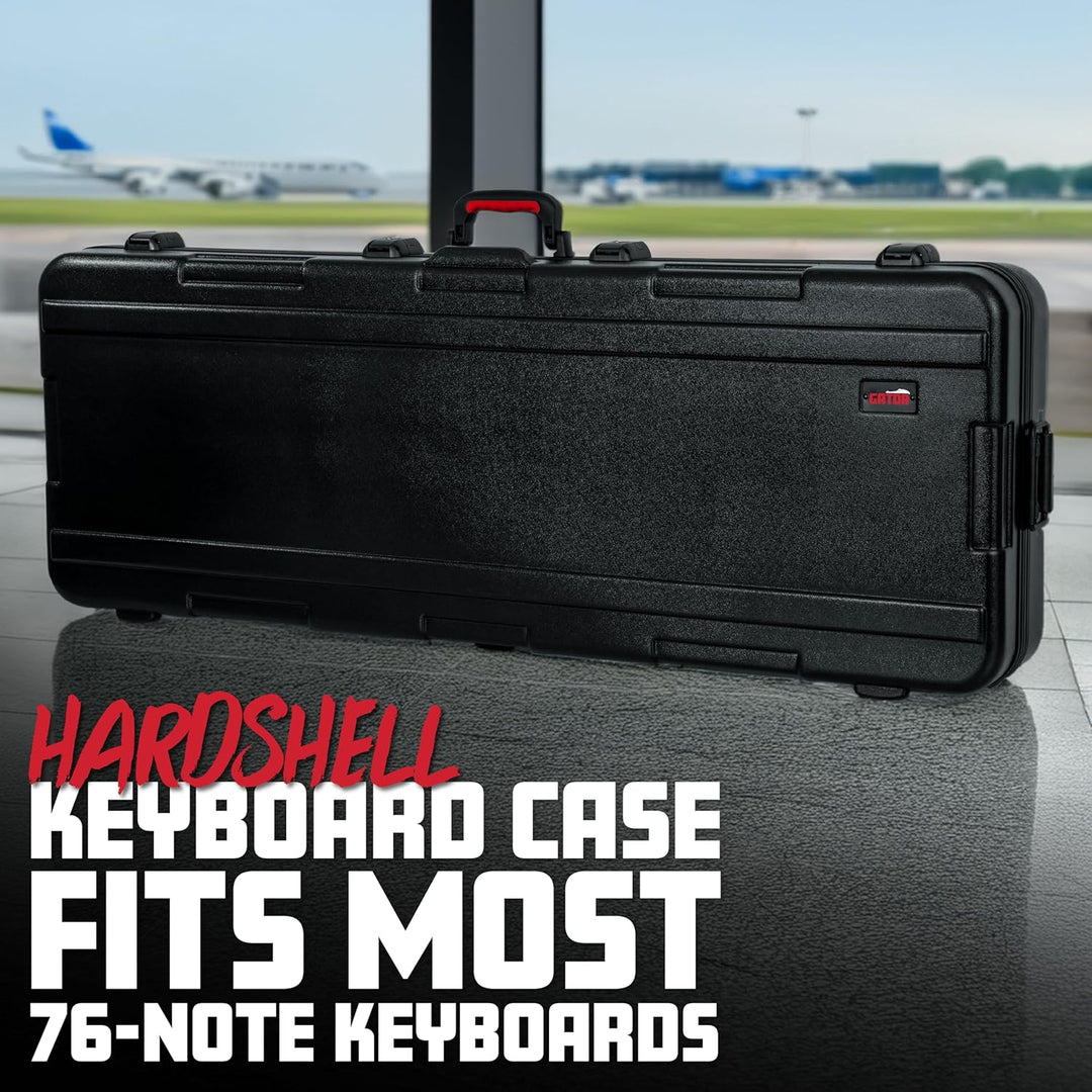 Gator Cases Molded Flight Case für 76-Tasten Keyboards mit TSA-zugelassenen Verriegelungen und verse