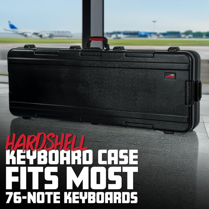 Gator Cases Molded Flight Case für 76-Tasten Keyboards mit TSA-zugelassenen Verriegelungen und verse