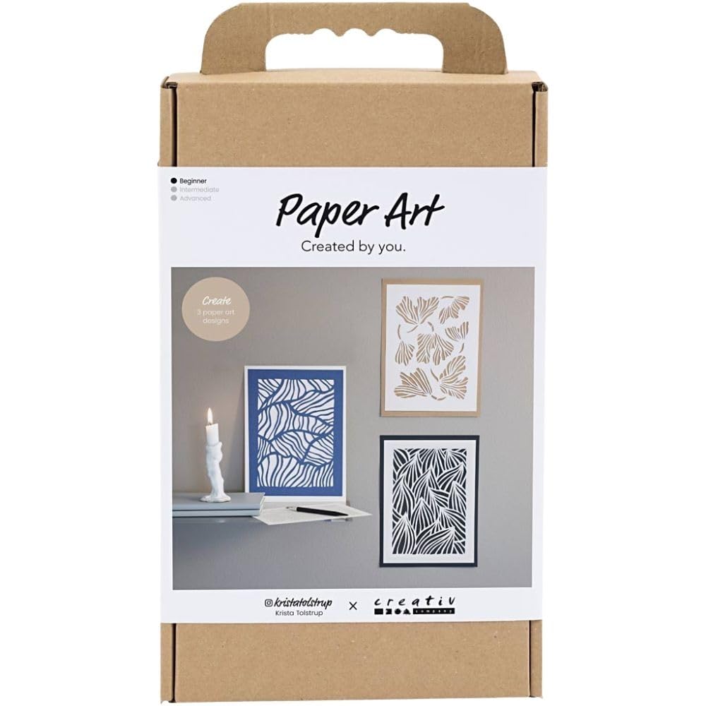 Bastelset Paper Art, natur, 1 Packung, Mulricolour