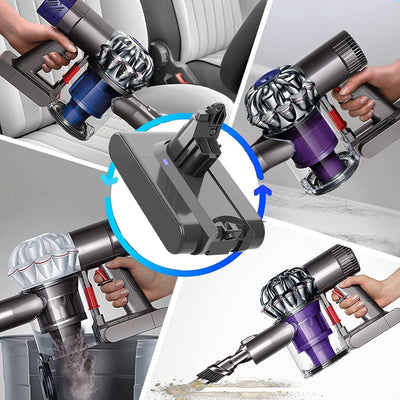 V6 Ersatzakku für Dyson V6 DC58 DC59 DC61 DC62 DC72 DC74 SV03 DC61 SV04 SV05 SV06 SV07 SV09 Staubsau