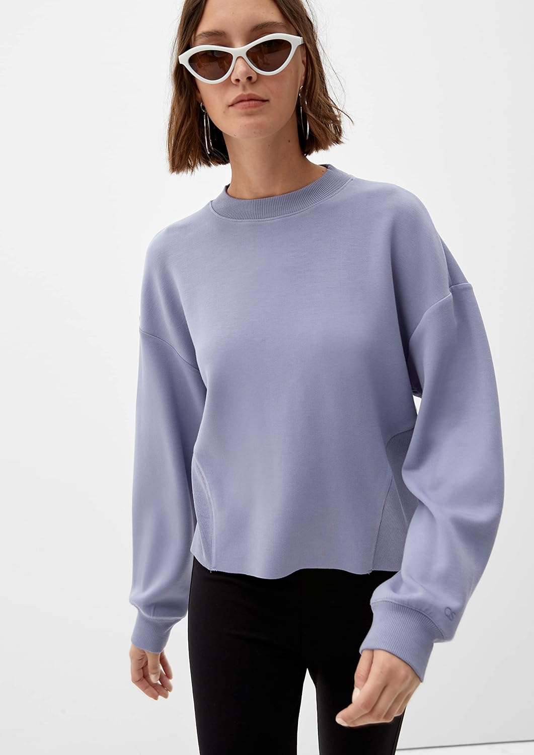 Q/S designed by Damen Sweatshirt Langarm XL Blau, XL Blau