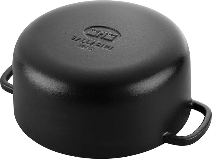 BALLARINI Bellamonte Auflaufform, Bräter, Dutch Oven, Emailliertes Gusseisen, Rund, 22 cm, 3,0 L, Sc