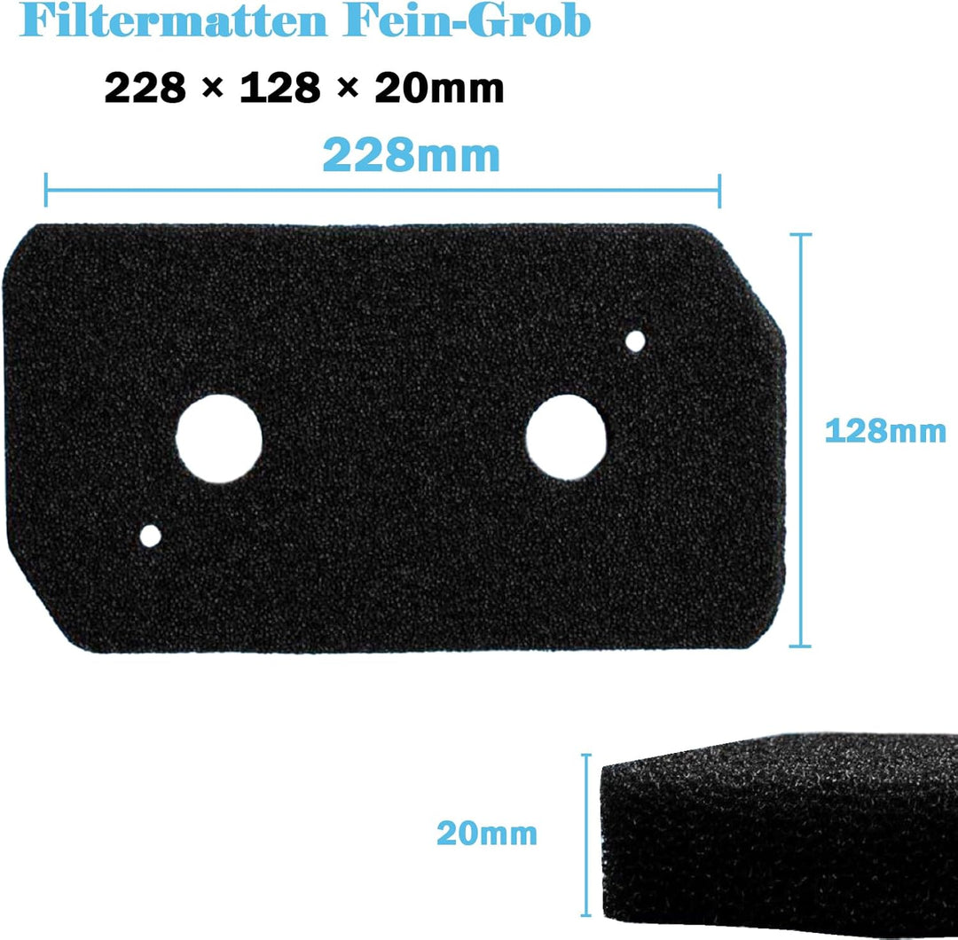 12007650 Schaumfilter Ersatz Filter für Bosch Siemens Serie 4 Serie 8 Homeprofessional Isensoric Wär