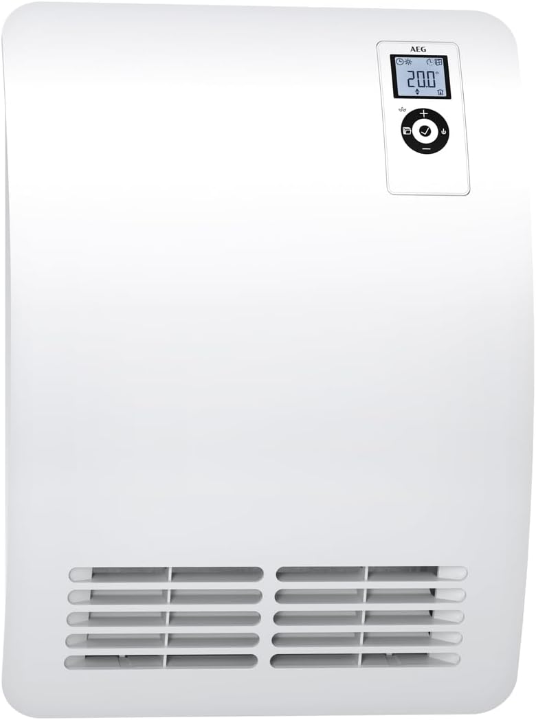 AEG VH Comfort, Heizlüfter energiesparend, 2000 W für ca. 25 m², LCD Display, Wochenzeitschaltuhr, 1