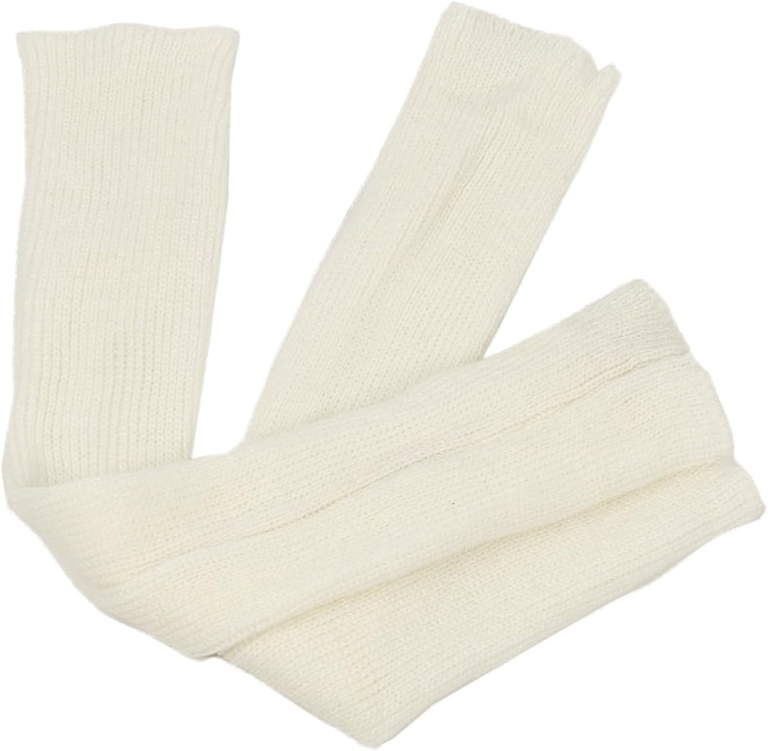2Paar gestrickte Handschuhe Kaschmir Mischung lange Armstulpen Ellbogenstulpen fingerlose Fäustlinge