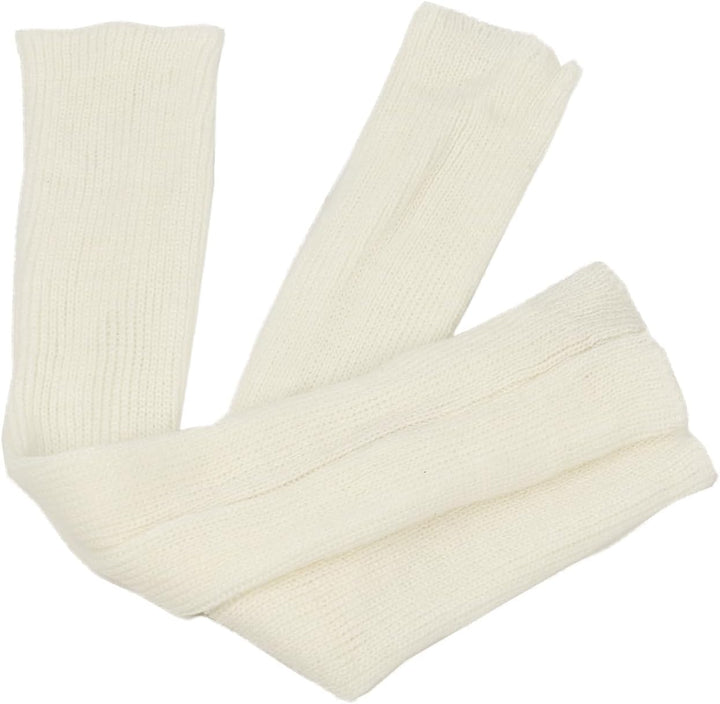 2Paar gestrickte Handschuhe Kaschmir Mischung lange Armstulpen Ellbogenstulpen fingerlose Fäustlinge