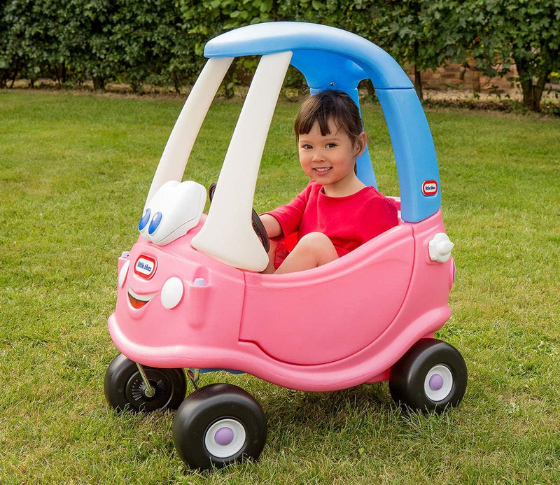 little tikes 614798E5 Prinzessin Gemütliches Prinzessin-Coupé - Mitfahrgelegenheit mit Echter Hupe,