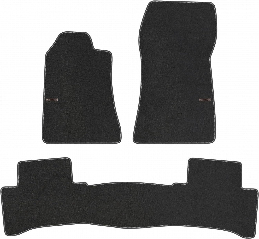TEXER Textil Fussmatten Passend für Mercedes-Benz CLK A208 Bj. 1997-2002 Excellence
