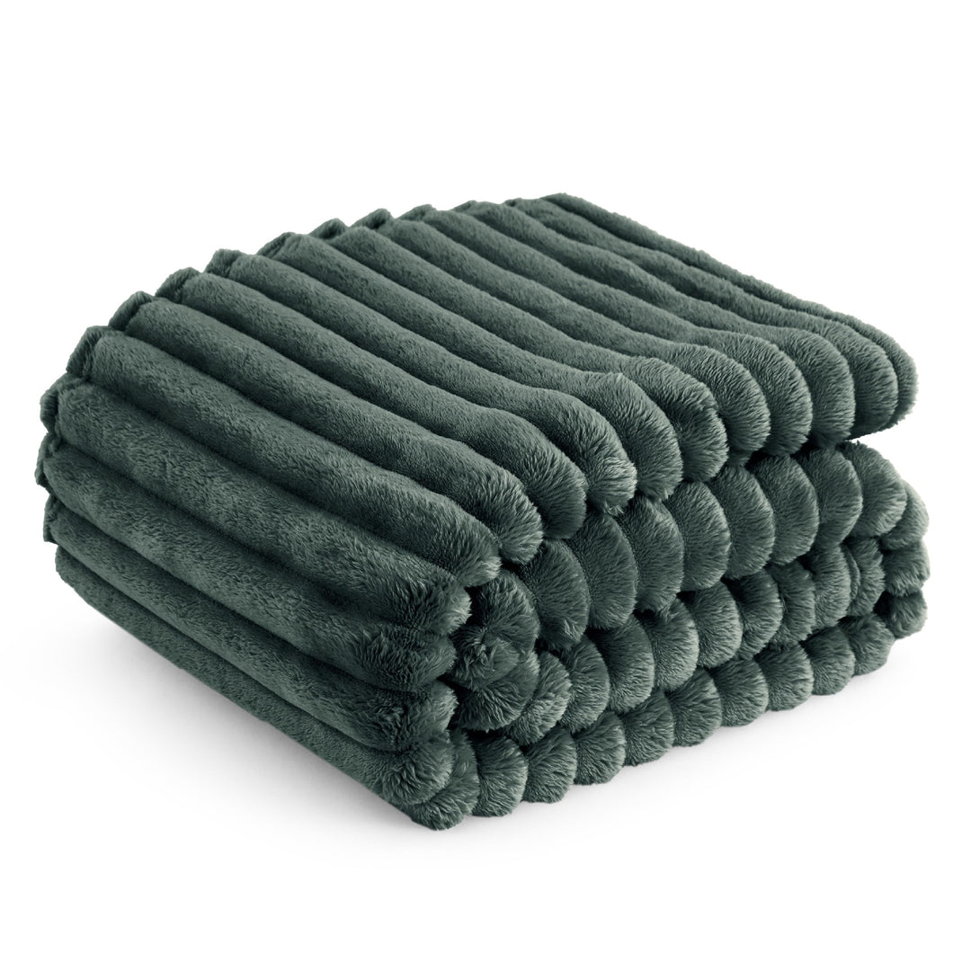 BEDSURE Kuscheldecke für Zimmer Deko - Wolldecke & Fleecedecke, Sofadecke, Weiche Warme Grobe Kordde