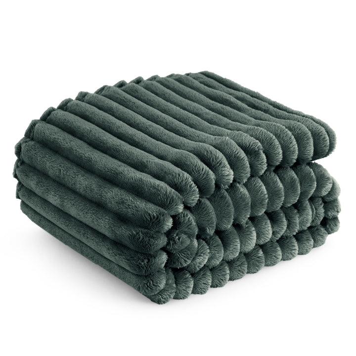BEDSURE Kuscheldecke für Zimmer Deko - Wolldecke & Fleecedecke, Sofadecke, Weiche Warme Grobe Kordde