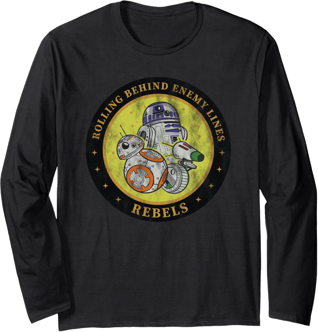 Star Wars The Rise of Skywalker Rebel Droids Langarmshirt